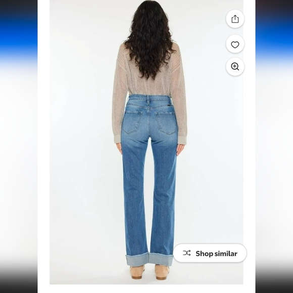 KanCan Light Blue Straight Leg Jeans - Picture 2 of 9
